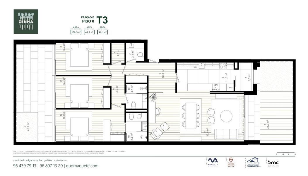 Apartamento T3 - Matosinhos