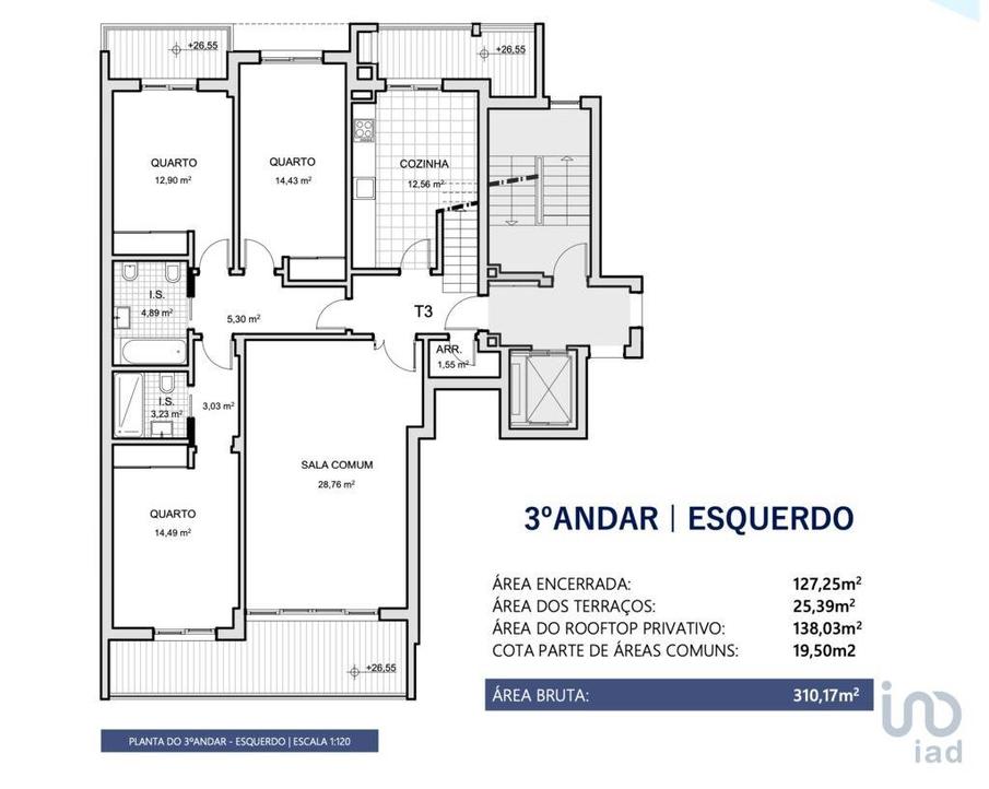 Apartamento T3 - Faro