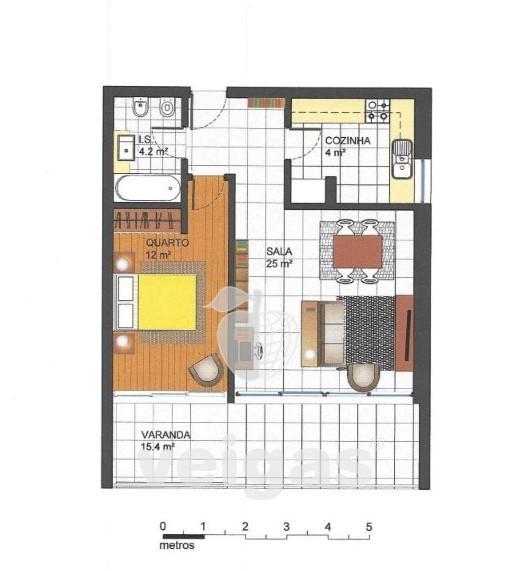Apartamento T1 - Sesimbra